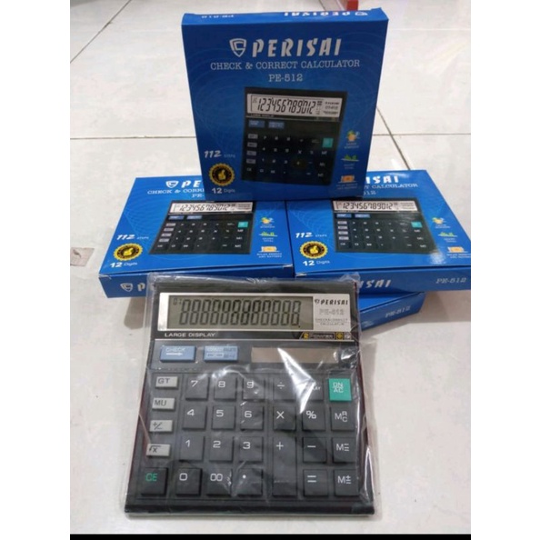 Kalkulator Ct512 12 Digit Tenaga Surya / Alat Hitung