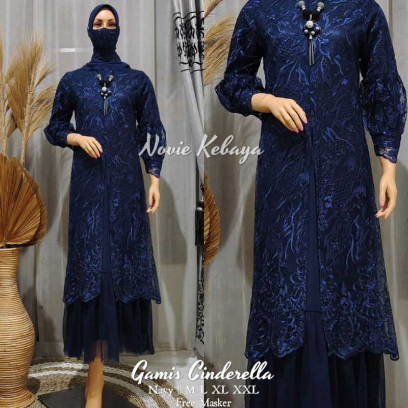 NEW PRODUK ORIGINAL/GAMIS KEBAYA PESTA/BY NOVIE