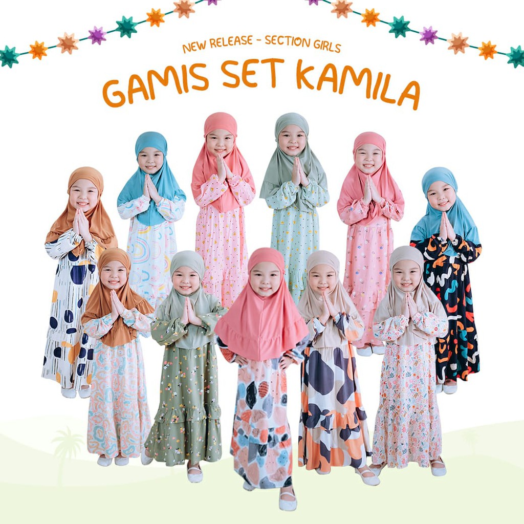 Set Gamis Anak Gamis Kamila [SIZE KIDS]
