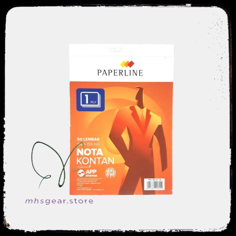 

Nota Kontan 1ply Paperline 50 lembar