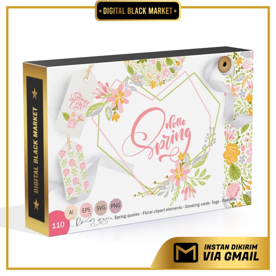 Fresh Feeling Spring Vector Kit Svg - Vector Designs