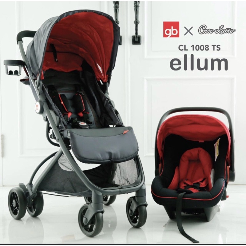 stroller + carseat gb x cocolatte ellum