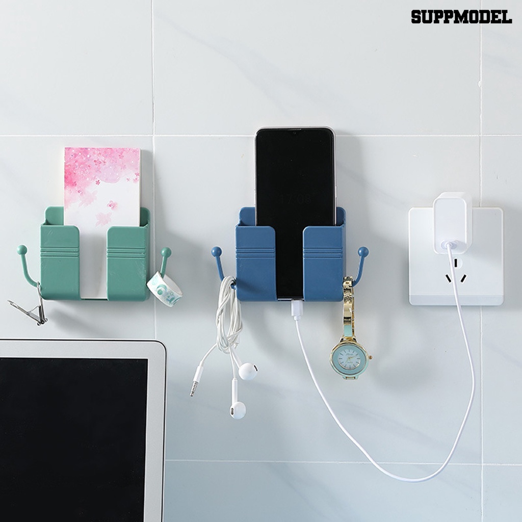 Sdl Kotak Organizer Gantung Dinding Multifungsi Holder Handphone / Remote Control Untuk Rumah