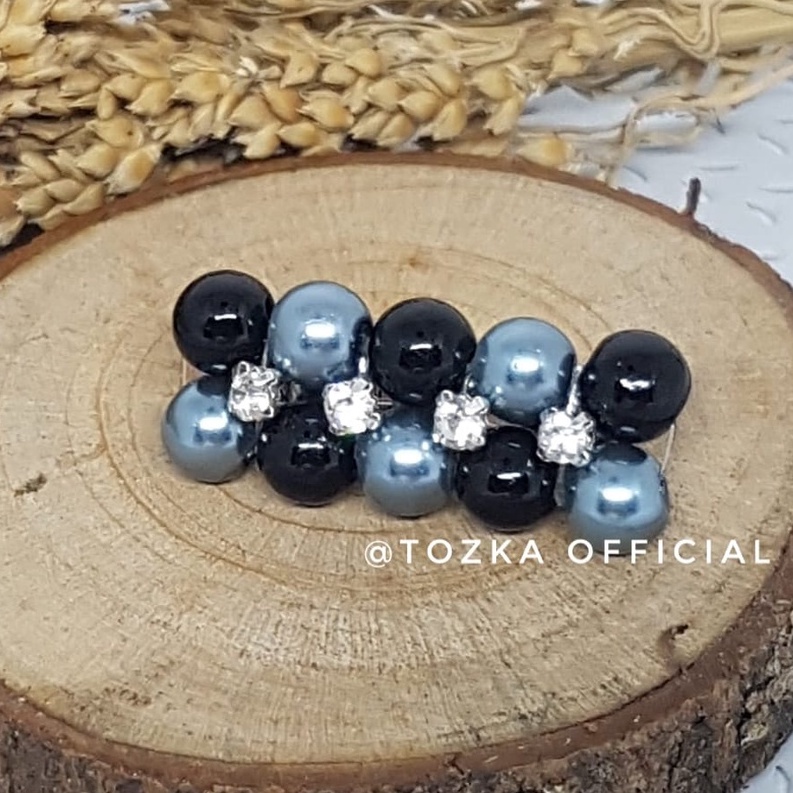 Bros dagu murah I Bros mutiara I Bros permata I Bros kecil satuan-black mix