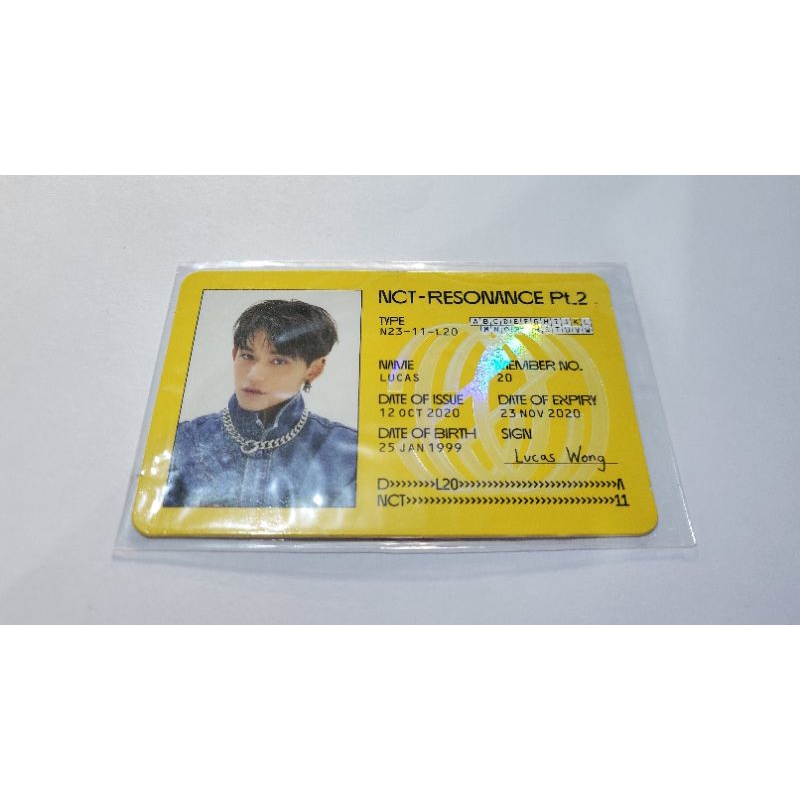 ID CARD LUCAS RESONANCE PT.2