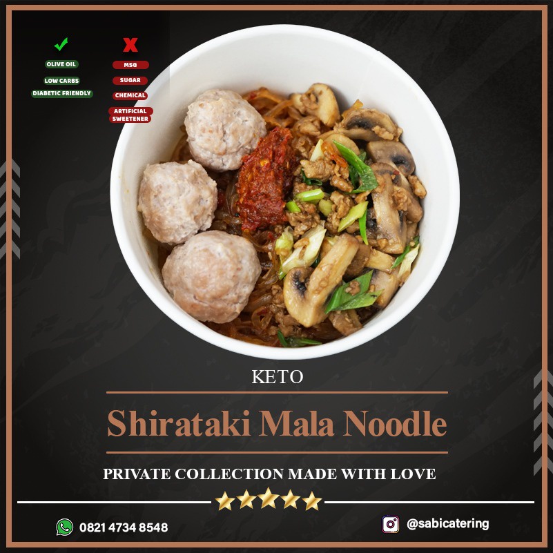 

Shirataki Mala Noodle Bakso Frozen
