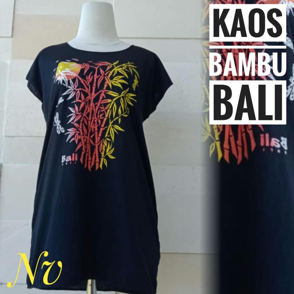 BAJU ATASAN KAOS BAMBU UK.STANDAR KAIN HALUS