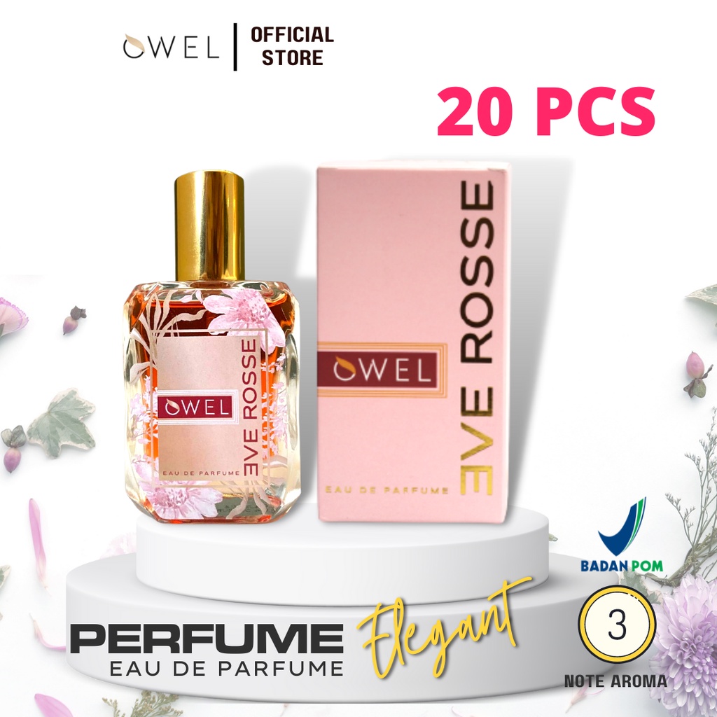 OWEL EVE ROSSE PARFUME | PARFUM BRANDED | EUD EDP PARFUM ORIGINAL | LOVABLE PARFUM WANITA | FARPUM T