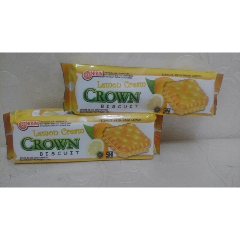 

NISSIN LEMOM CREAM CROWN BISCUIT 120 GRAM