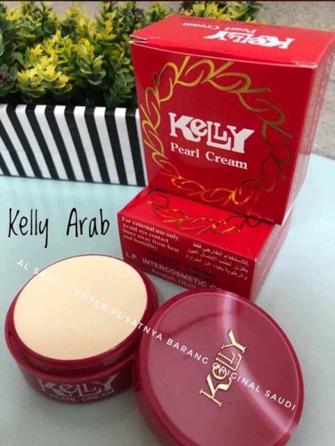 Kelly Pearl Cream Original Import Saudi Shopee Indonesia