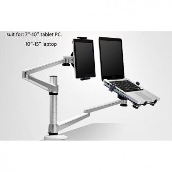 Bracket Laptop Bracket Laptop Fleksibel dan Tablet Holder Multifungsi