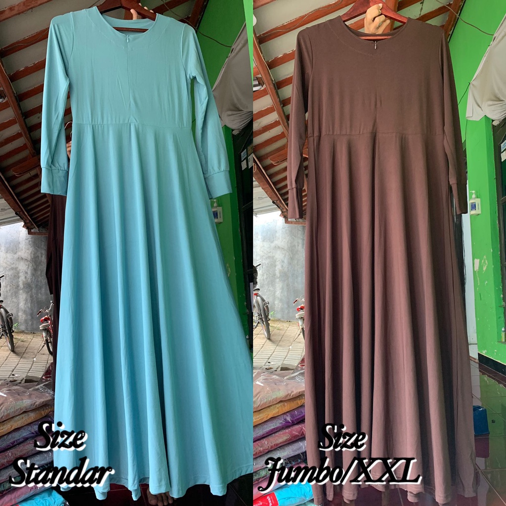 GAMIS TIPICOS FRESH JERSEY SUPER - Gamis Jerseyi Polos Tebal Premium TIPICOS