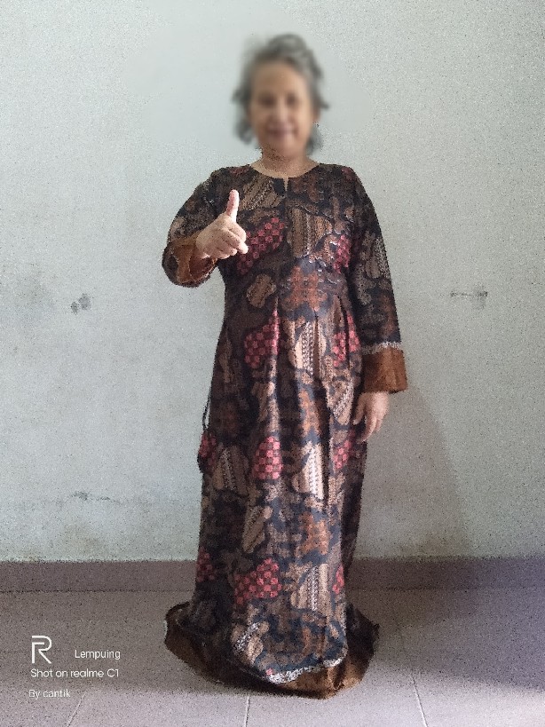 Baju Gamis Fashion Muslim Wanita - Baju Gamis Batik Jumbo - Baju Gamis Ld 104 Dan Ld 120