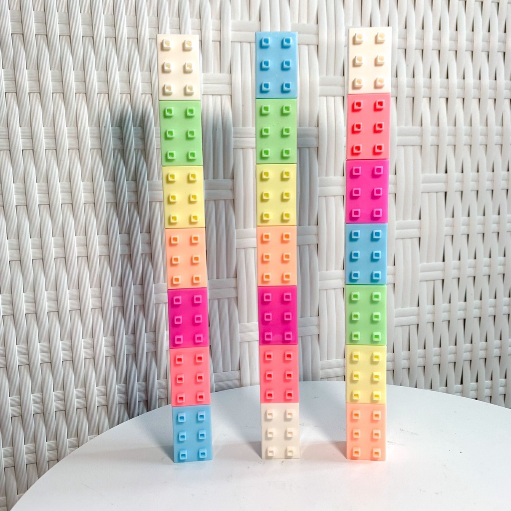 

STABILO LEGO SET 6 PCS WARNA STABILO SUSUN HIGHLIGHTER MURAH UNIK LUCU READY BERKUALITAS