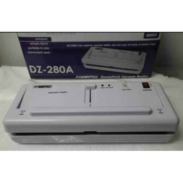 POWERPACK DZ-280A VACUM SEALER - PRESS PLASTIK / PENGEMAS MAKANAN