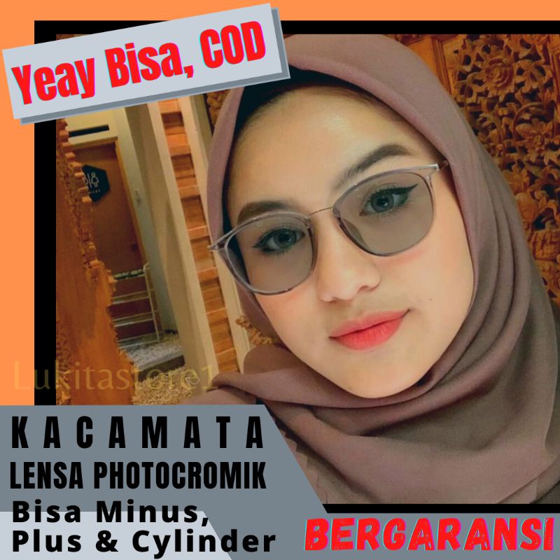 KACAMATA LENSA PHOTOCROMIC / BLUERAY 1056