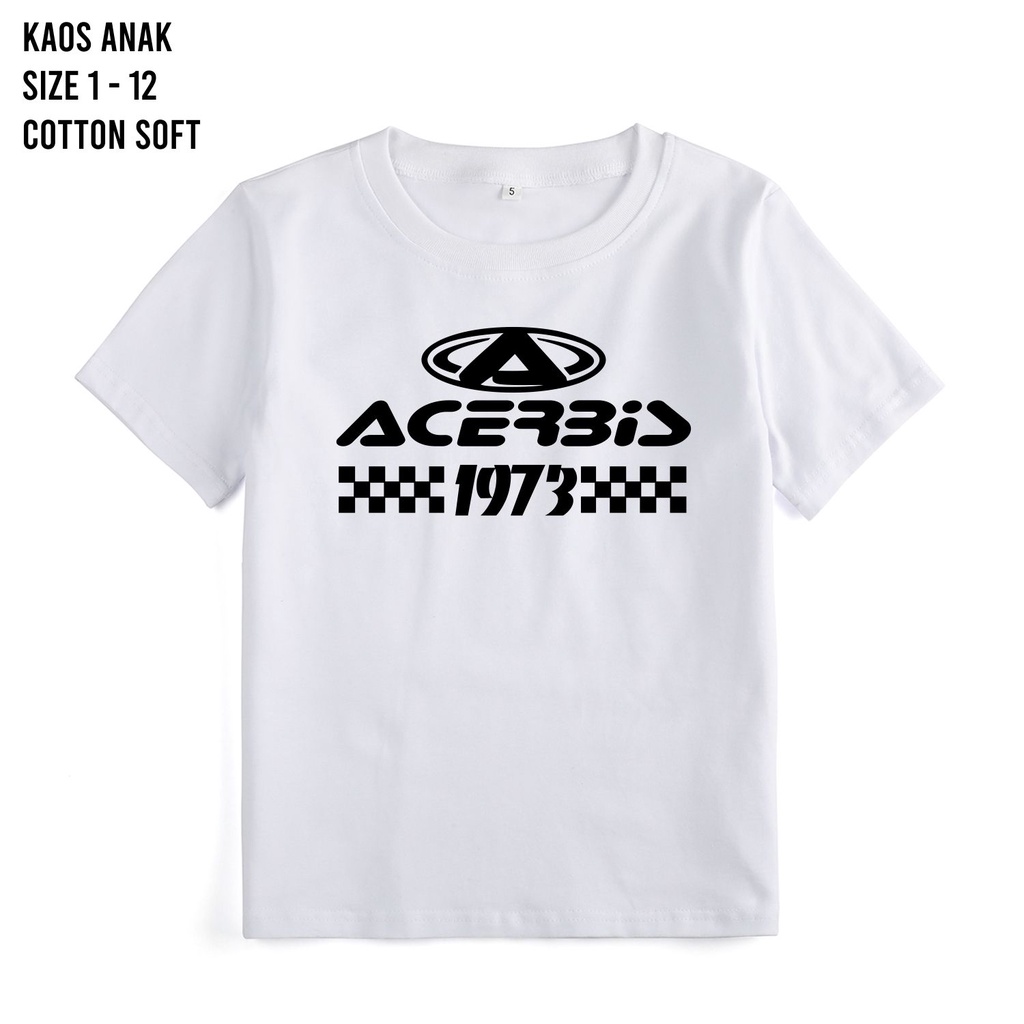 Kaos anak Racing Boy rcb brembo acerbis gopro dll