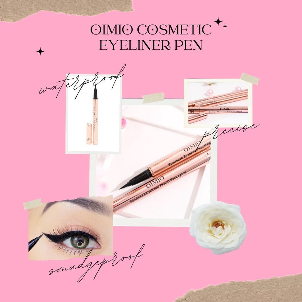 ⭐BAGUS⭐ [BOX] OIMIO Eyeliner Diamond | Eyeliner Pen Eyebrow