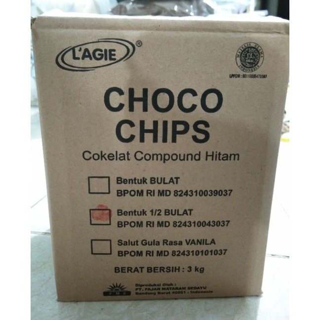 

Choco Chips Lagie 100gr