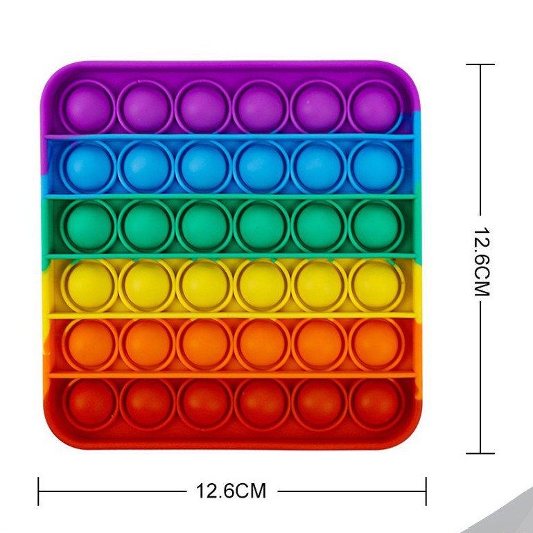 ✅COD FREEONG POP IT RAINBOW FIDGET TOY PUSH BUBBLE UNICORN LOVE KOTAK MAINAN VIRAL PENGHILANG STRESS-2