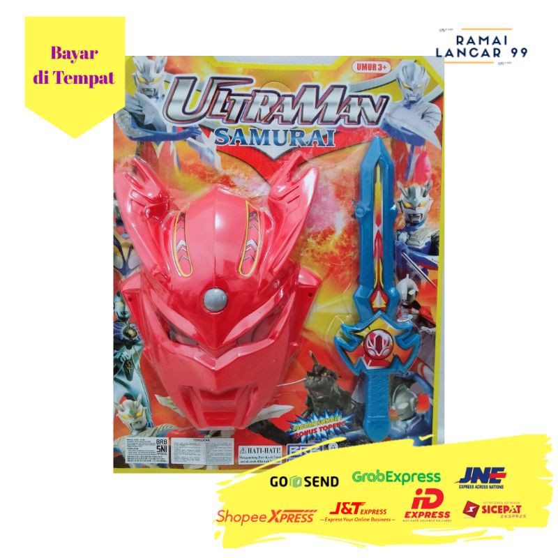 Mainan Ultraman ORB Ginga Zero Geed Topeng Ultramen Pedang
