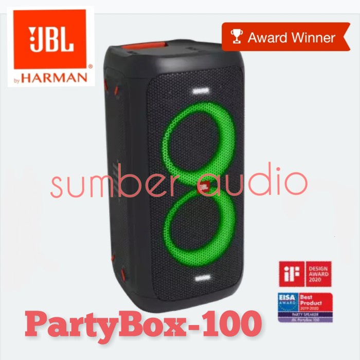 Speaker Jbl - Jbl Partybox / Party Box 100 / Partybox100 Speaker Bluetooth Portable