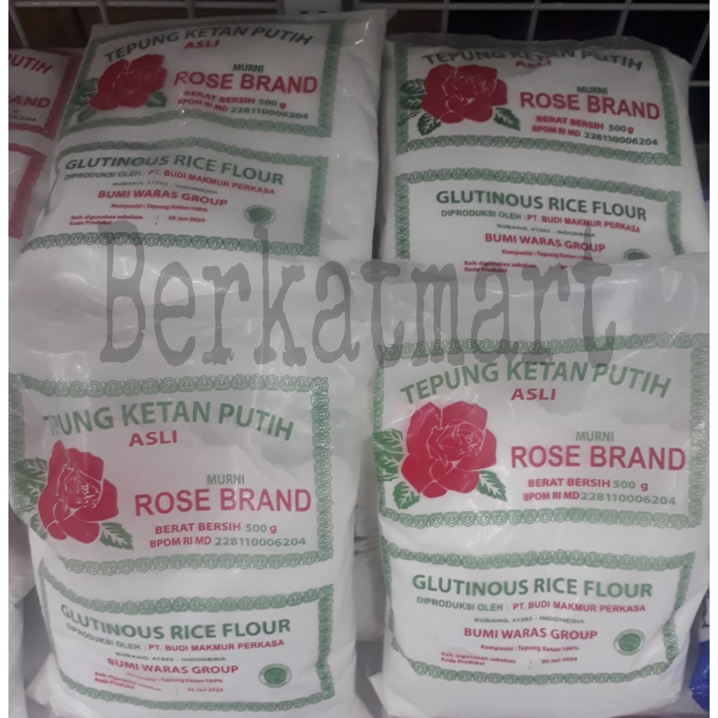 Tepung Ketan Putih Rose Brand 500 gram