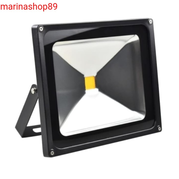 krisbow lampu sorot led COB 50 w kuning_lampu taman spot_lampu outdoor