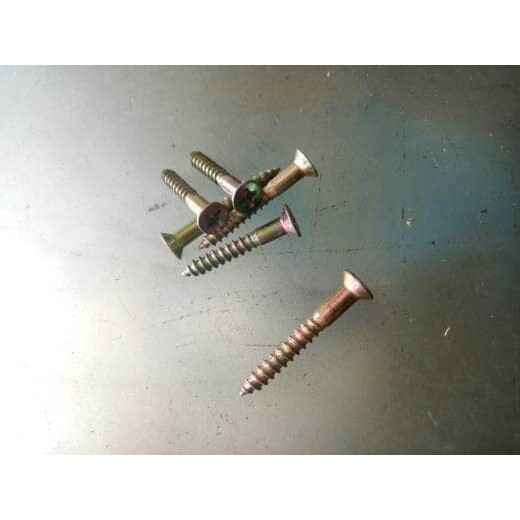 Jual sekrup kayu 2.5cm obeng +