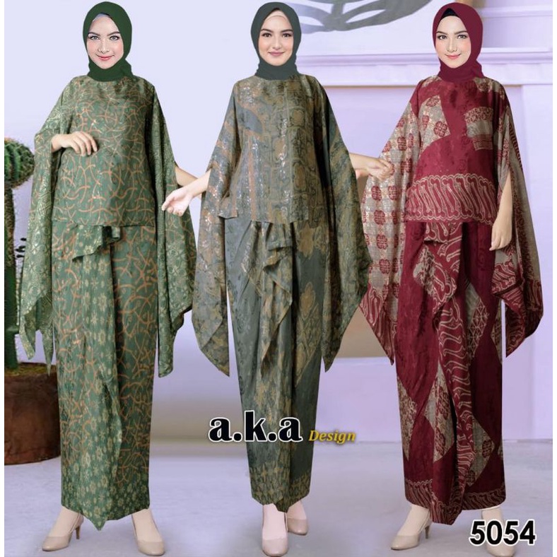 [5054]KEBAYA ORIGINAL//KEBAYA MODERN//STELAN ROK BATIK VISCOSE PREMIUM//SEMI SUTRA//By AKA