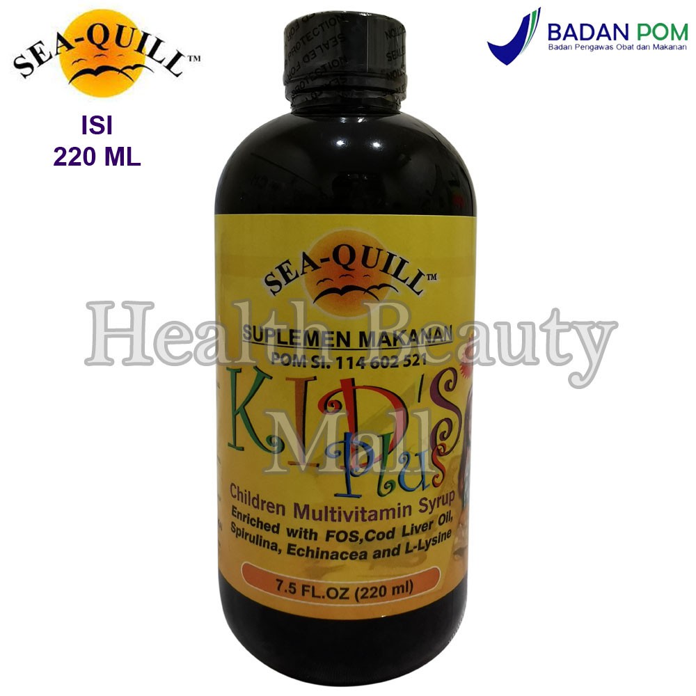 Sea-Quill Kids Plus Syrup 220 ml - Multivitamin Anak - Sea Quill - SeaQuill