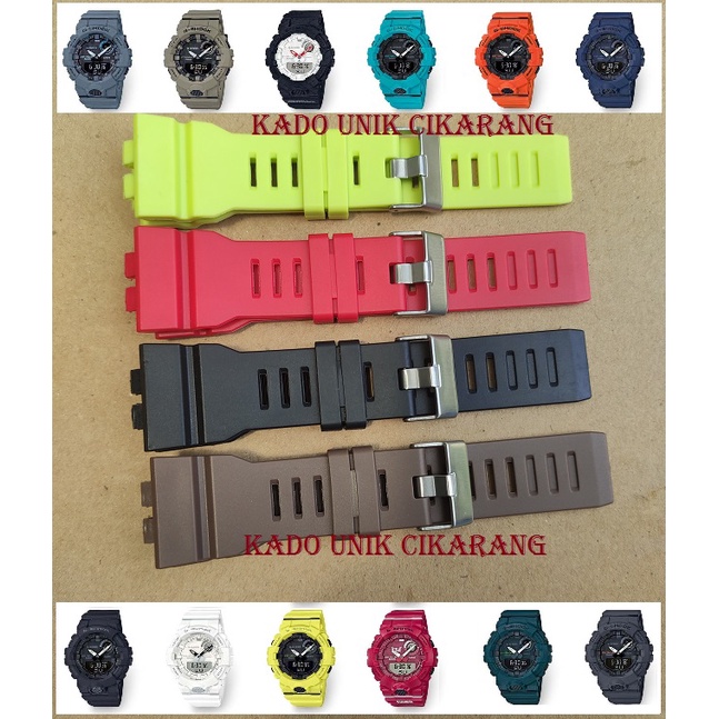 Tali Strap Untuk Jam Tangan Casio G-Shock ( 3464 ) GBA-800 GBD-800 GBA800 GBD800 GBA-800-1A GBD-800-