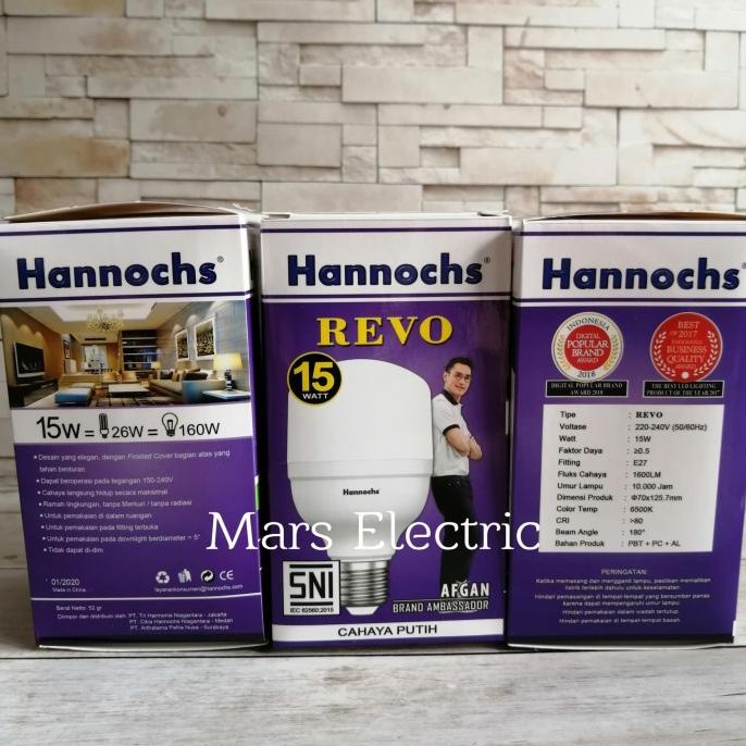 `````````] Lampu LED Hannochs Revo 15 Watt Putih / Cool Daylight