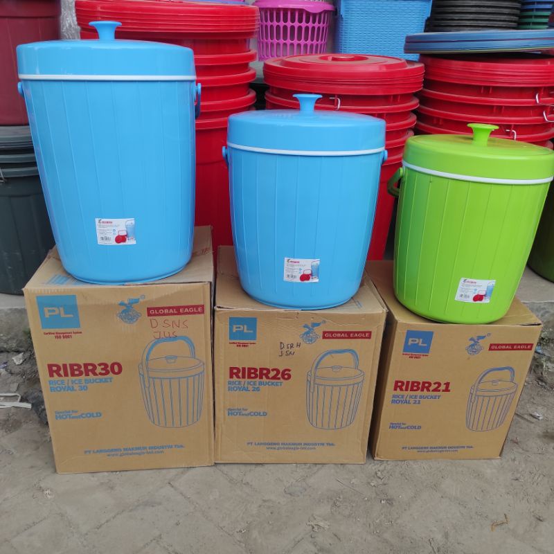 RICE BUCKET / TERMOS NASI 30 LITER GLOBAL EAGLE  ORIGINAL