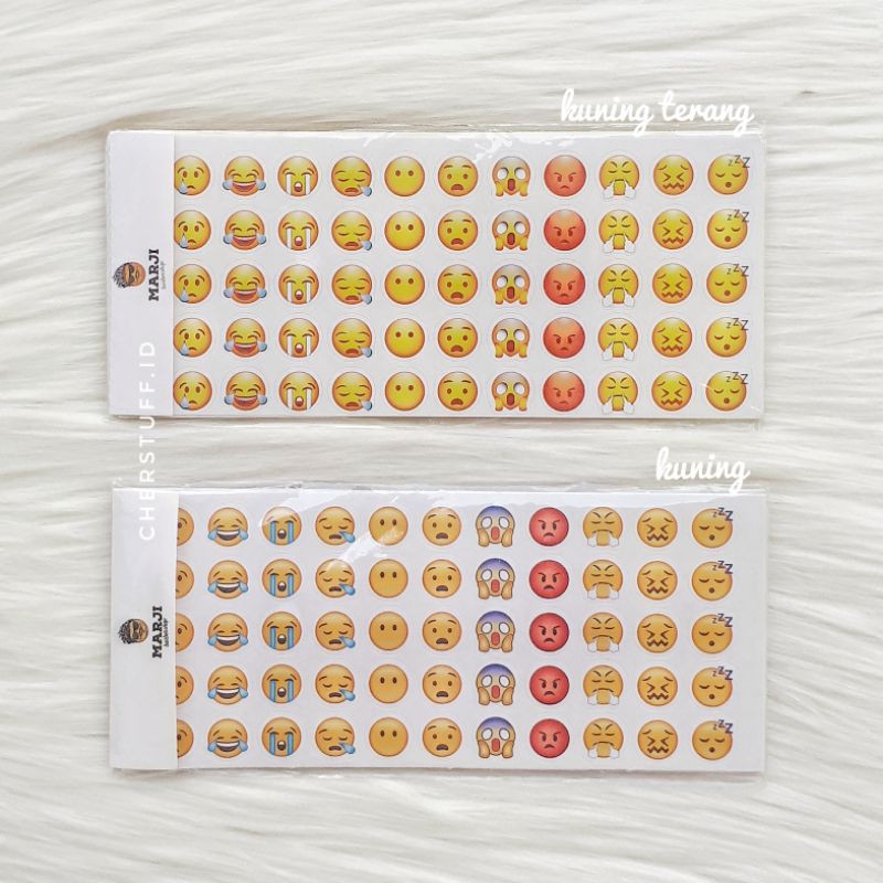 

12pcs sticker emoji | CHERSTUFF.ID