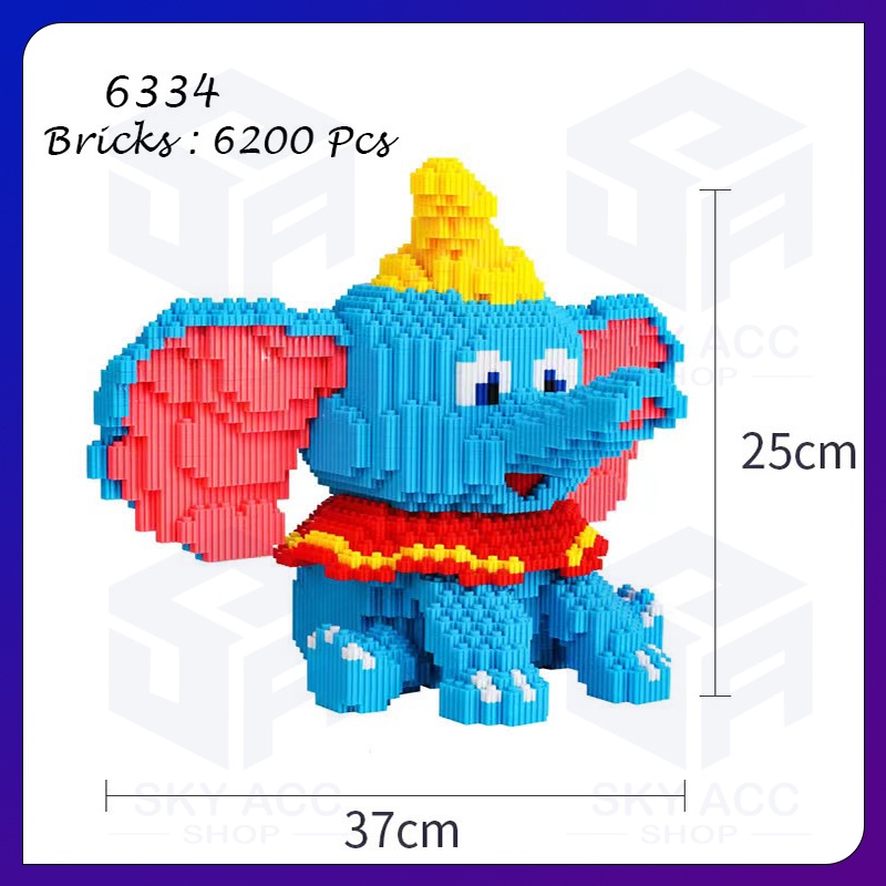Jual Nano Block Dumbo Series Bricks education Nano Block Shopee