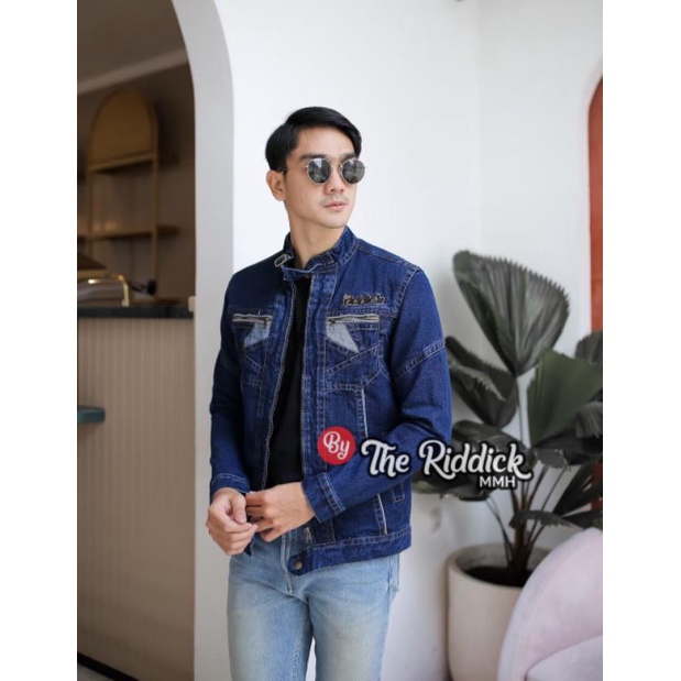 JAKET JEANS BORIEL MOTIF SLETING THE RIDDICK MM TERBARU