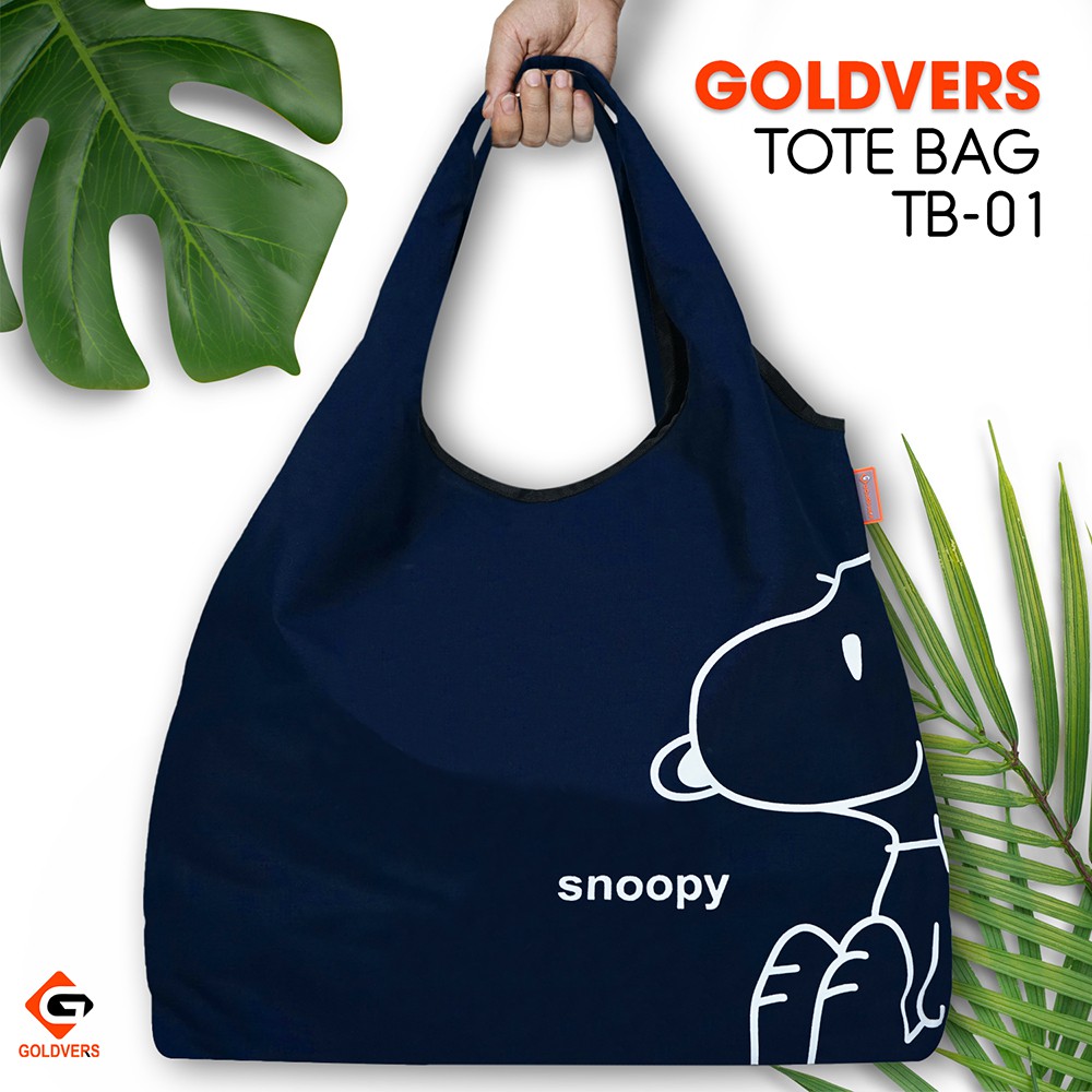 Tas Belanja Totebag Goldvers Original Import Tas Motif Mickey Mouse Totebag 20 Litter - Goldiesbags