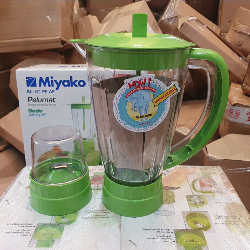 Set GELAS JUS dan Dry Mil Blender Miyako Bl151,152,501,502