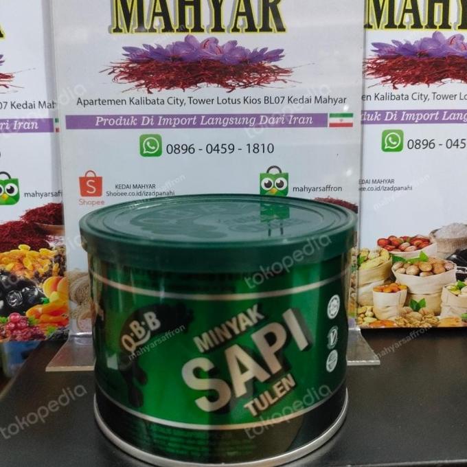 

BAYAR DITEMPAT Q.B.B PURE GHEE / MINYAK SAPI TULEN /400 GR MURAH