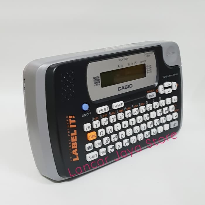 Label Printer Casio/Printer Label It Casio KL-120/Casio Label It KL120 - Hitam