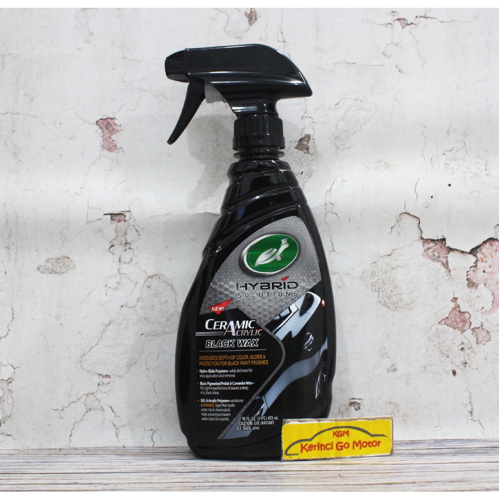 TURTLE WAX HYBRID CERAMIC ACRYLIC BLACK WAX SPRAY 473mL