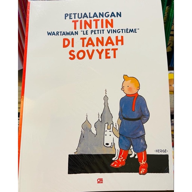 buku komik petualangan tintin Di Tanah sovyet