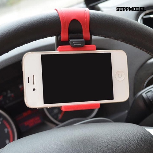 Sdl Mount Holder Hp iPhone / GPS Bahan Karet Untuk Stir Mobil