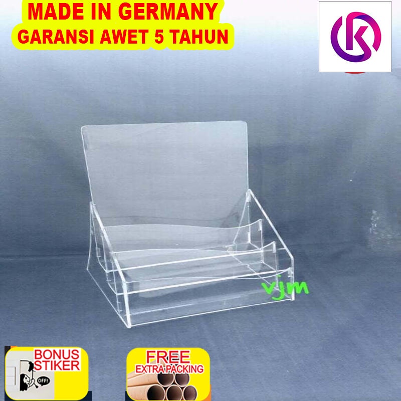 

Promo Acrylic tempat Brosure Folio : 2 (3 susun)
