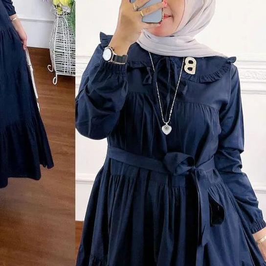 ❁ Dress Maxi Amora Dress Matt Katun Rayon Dress Muslim Baju Wanita Terbaru Gamis Kondangan Dress Pes