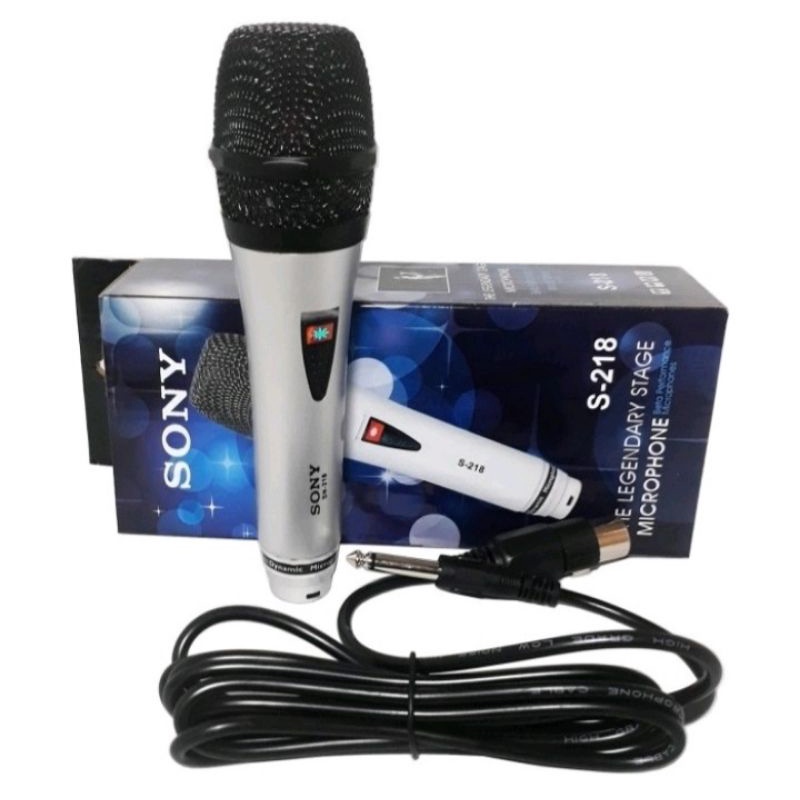 MIC KABEL SONY S-218 murah meriah (BAGUS)