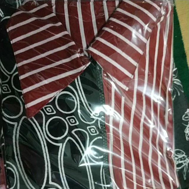 Longkardi Batik Resleting Depan Batik Wanita Maxicardi