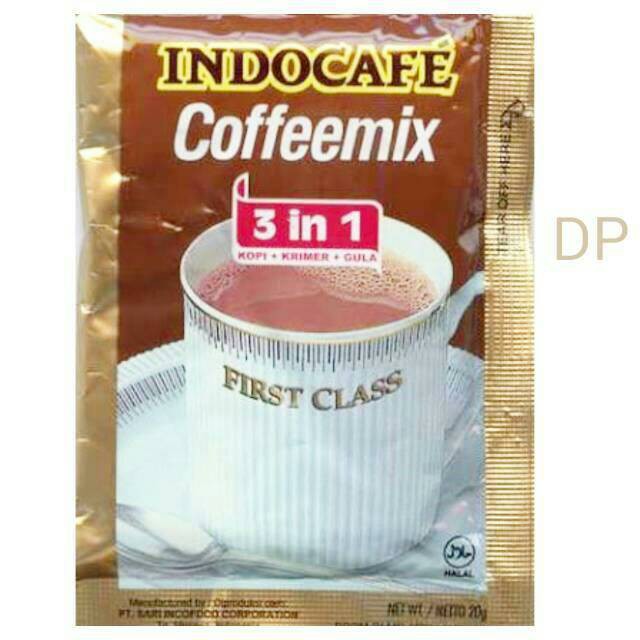 

Indocafe Coffeemix 3 in 1 - Netto 1 sachet x 20 gr/kopi sachet/minuman instant/termurah/grosir/new