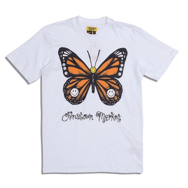 KAOS CHINATOWN MARKET BUTTERFLY TEE WHITE KAOS ORIGINAL